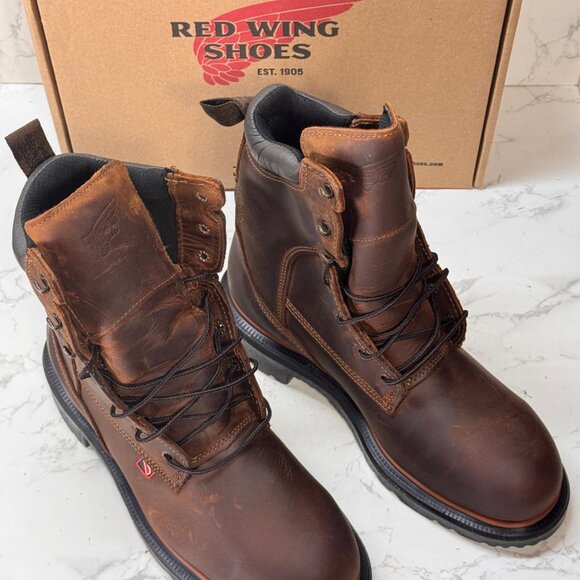 Red Wing 4200 Dynaforce Waterproof Boots (Steel Toe) 9D - Picture 4 of 8